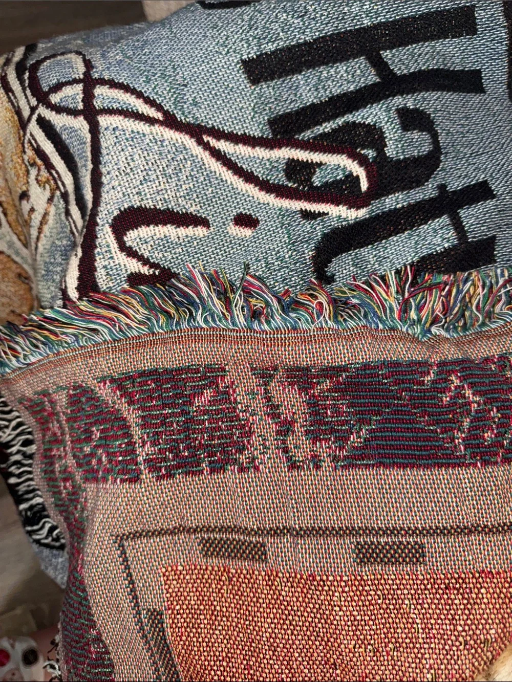 Cape Hatteras Outer Banks Tapestry Blanket 72 x 54 inches Like New